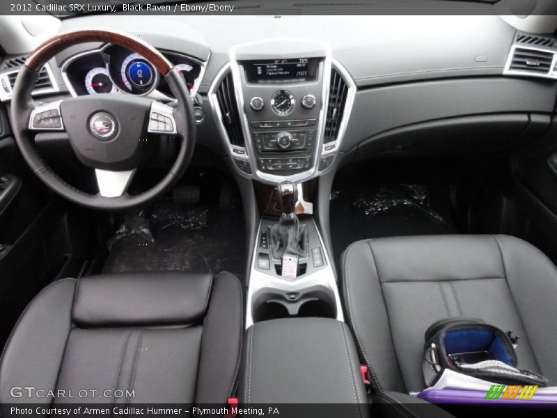 Black Raven / Ebony/Ebony 2012 Cadillac SRX Luxury