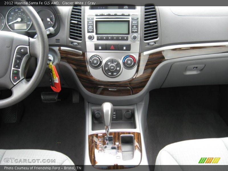 Controls of 2012 Santa Fe GLS AWD