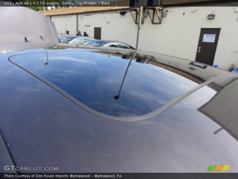 Oolong Grey Metallic / Black 2011 Audi A8 L 4.2 FSI quattro