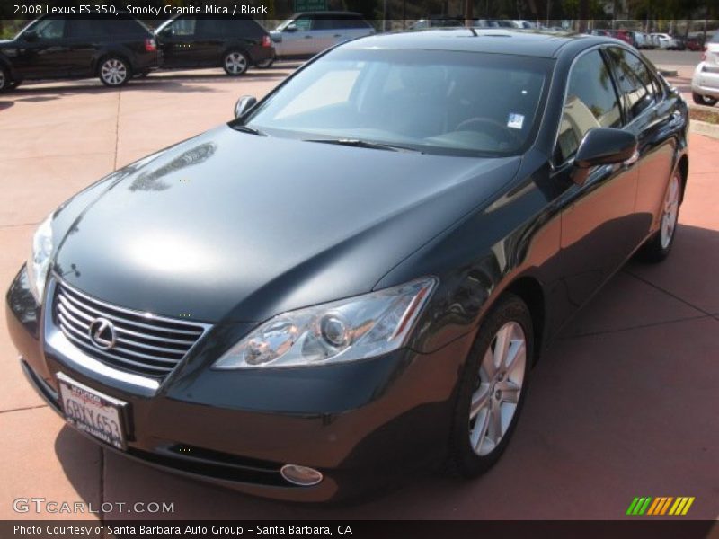 Smoky Granite Mica / Black 2008 Lexus ES 350