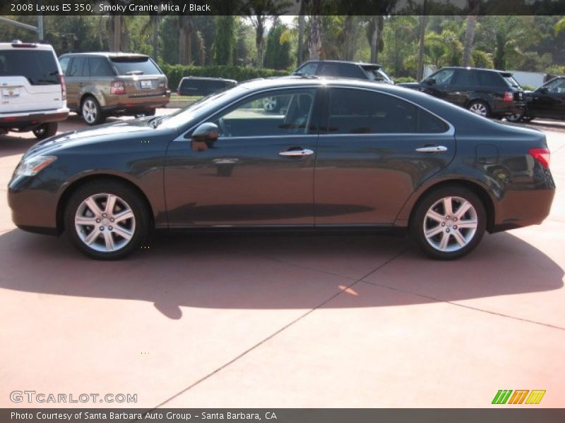 Smoky Granite Mica / Black 2008 Lexus ES 350