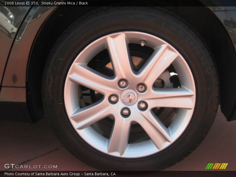 Smoky Granite Mica / Black 2008 Lexus ES 350