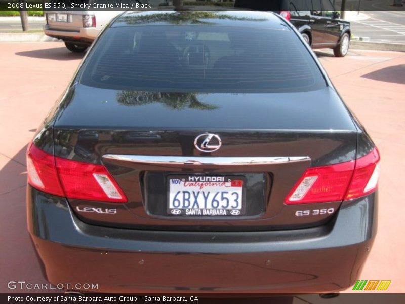 Smoky Granite Mica / Black 2008 Lexus ES 350