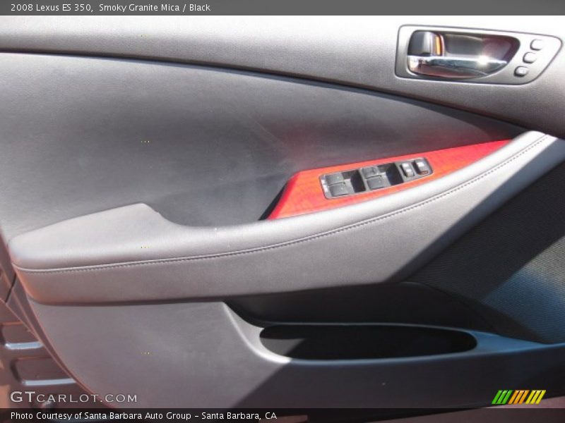 Smoky Granite Mica / Black 2008 Lexus ES 350