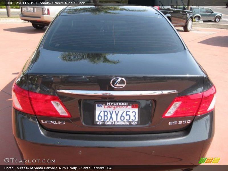 Smoky Granite Mica / Black 2008 Lexus ES 350