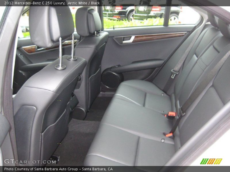  2012 C 250 Luxury Black Interior