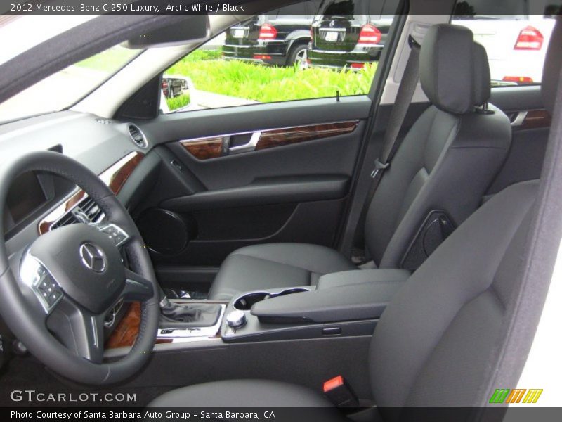  2012 C 250 Luxury Black Interior