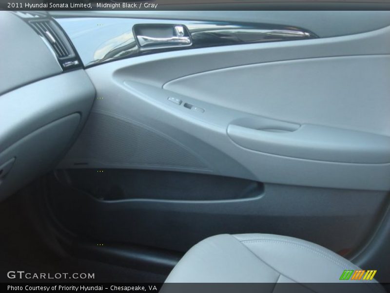 Midnight Black / Gray 2011 Hyundai Sonata Limited