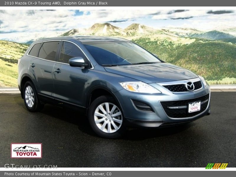 Dolphin Gray Mica / Black 2010 Mazda CX-9 Touring AWD