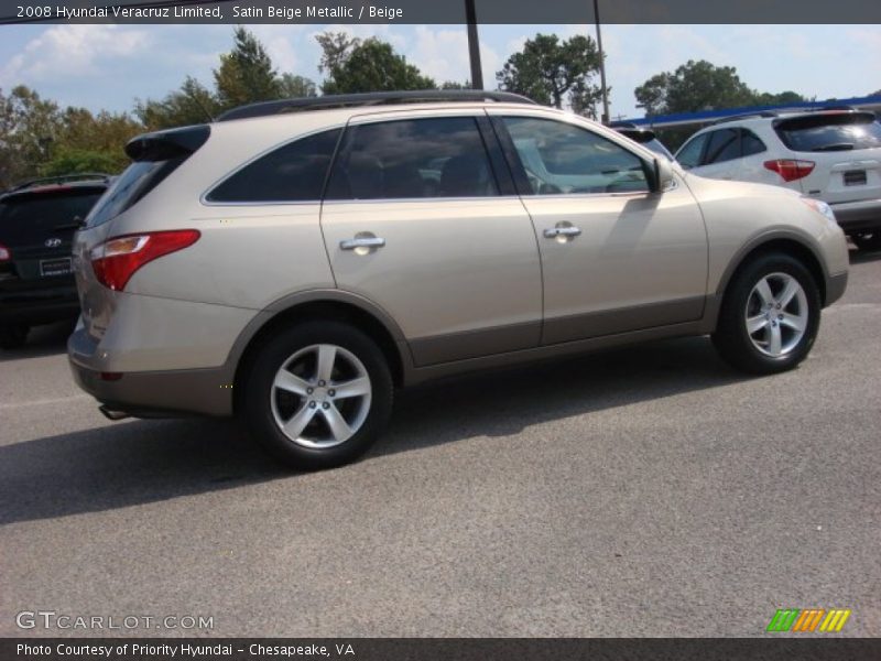 Satin Beige Metallic / Beige 2008 Hyundai Veracruz Limited