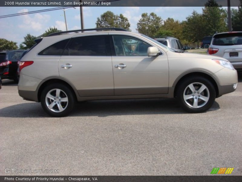 Satin Beige Metallic / Beige 2008 Hyundai Veracruz Limited