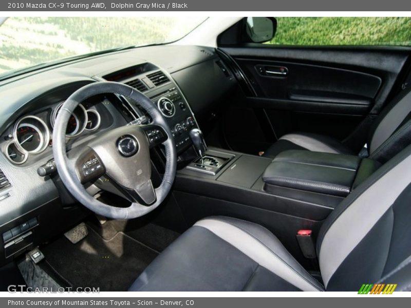 Dolphin Gray Mica / Black 2010 Mazda CX-9 Touring AWD