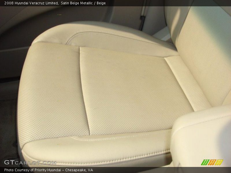 Satin Beige Metallic / Beige 2008 Hyundai Veracruz Limited
