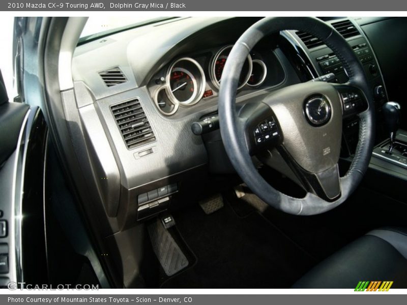 Dolphin Gray Mica / Black 2010 Mazda CX-9 Touring AWD
