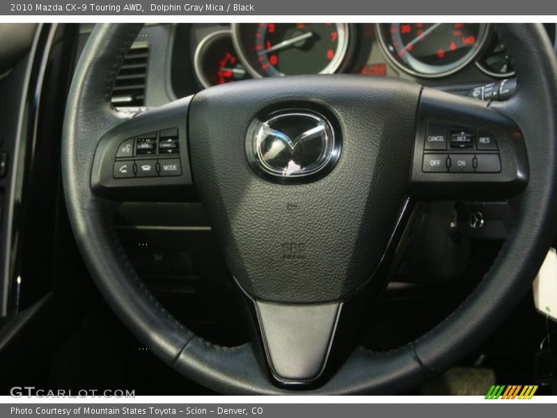 Dolphin Gray Mica / Black 2010 Mazda CX-9 Touring AWD