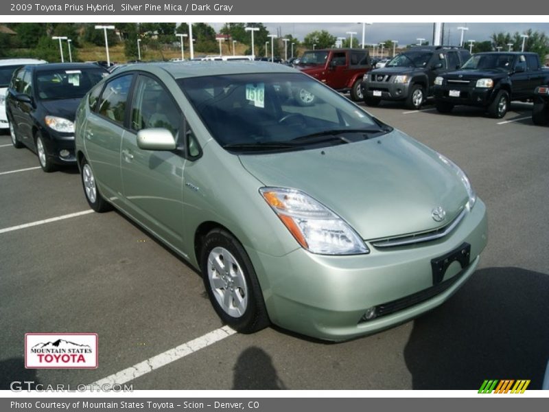 Silver Pine Mica / Dark Gray 2009 Toyota Prius Hybrid