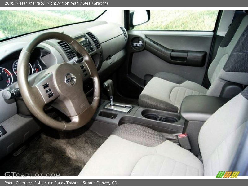 Night Armor Pearl / Steel/Graphite 2005 Nissan Xterra S