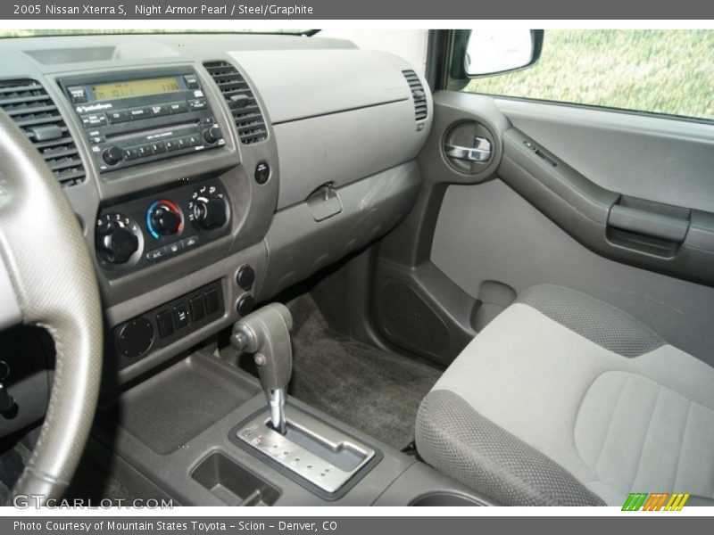 Night Armor Pearl / Steel/Graphite 2005 Nissan Xterra S