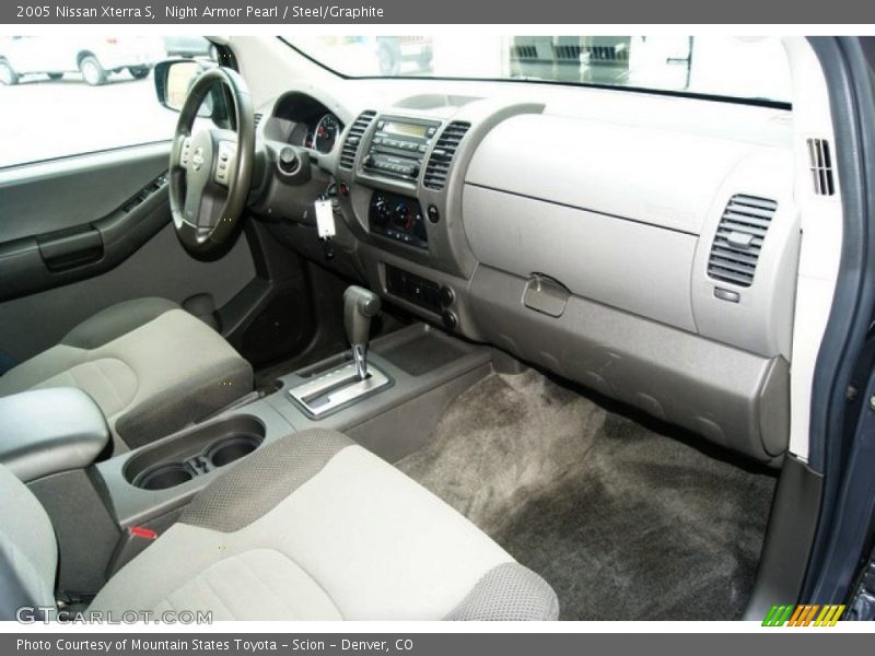 Night Armor Pearl / Steel/Graphite 2005 Nissan Xterra S