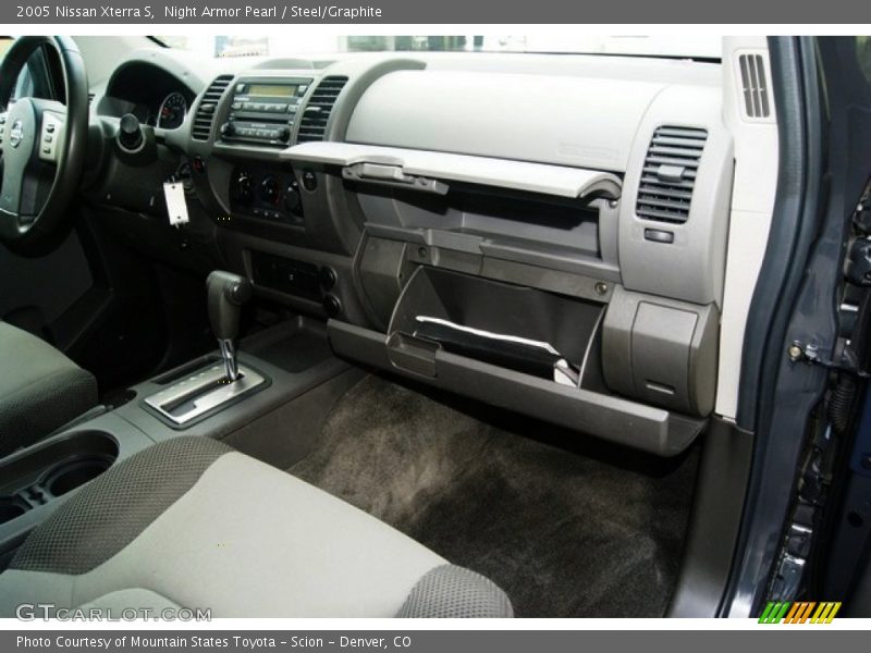 Night Armor Pearl / Steel/Graphite 2005 Nissan Xterra S