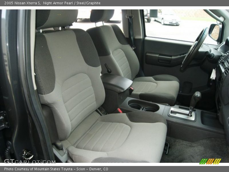 Night Armor Pearl / Steel/Graphite 2005 Nissan Xterra S