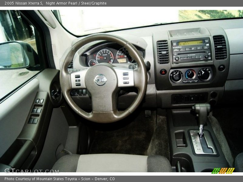 Night Armor Pearl / Steel/Graphite 2005 Nissan Xterra S