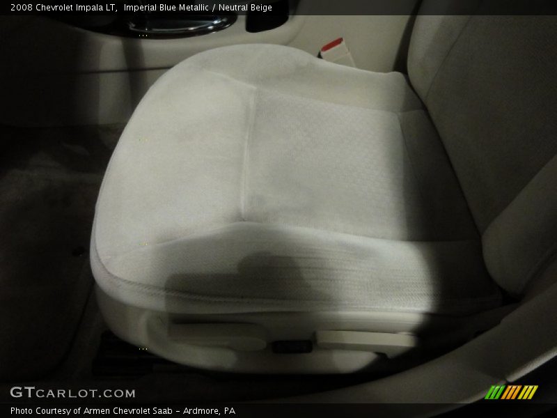 Imperial Blue Metallic / Neutral Beige 2008 Chevrolet Impala LT