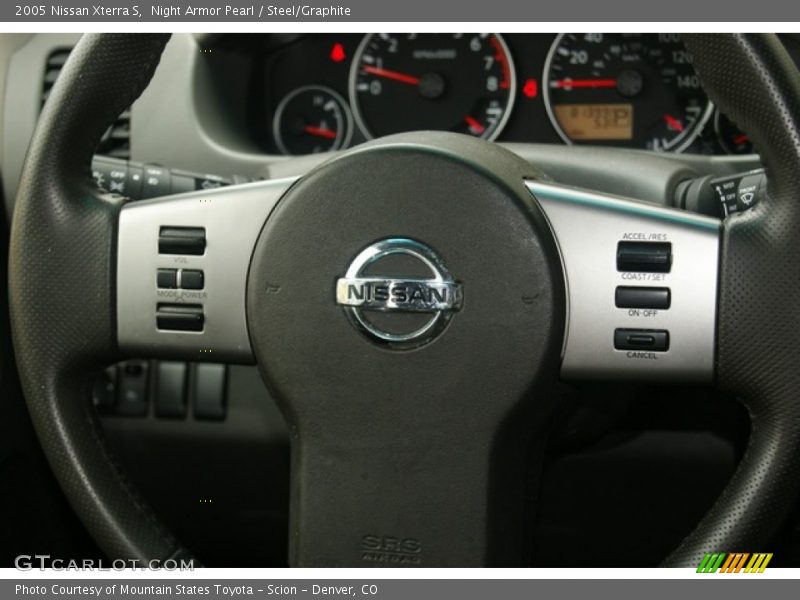 Night Armor Pearl / Steel/Graphite 2005 Nissan Xterra S