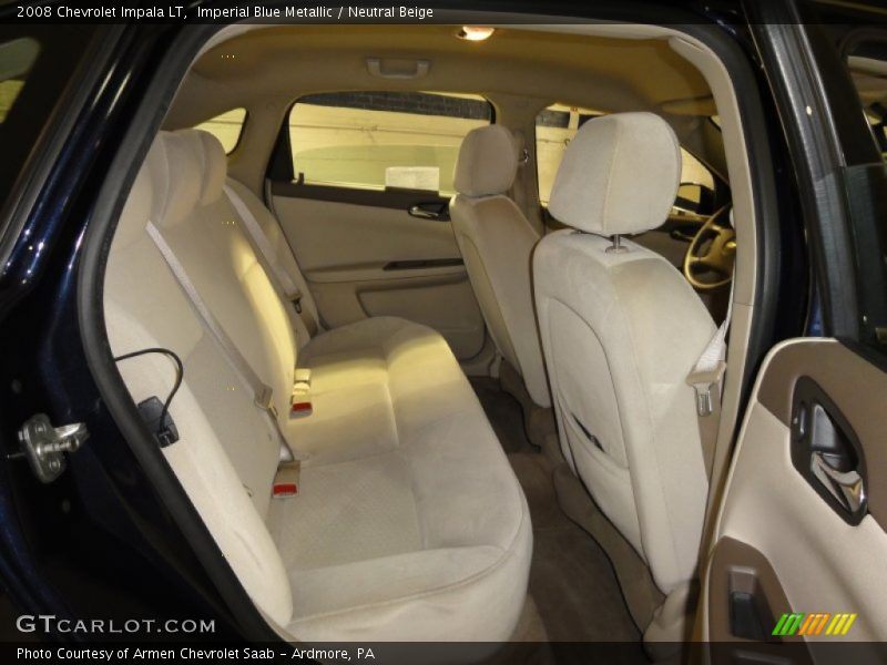 Imperial Blue Metallic / Neutral Beige 2008 Chevrolet Impala LT