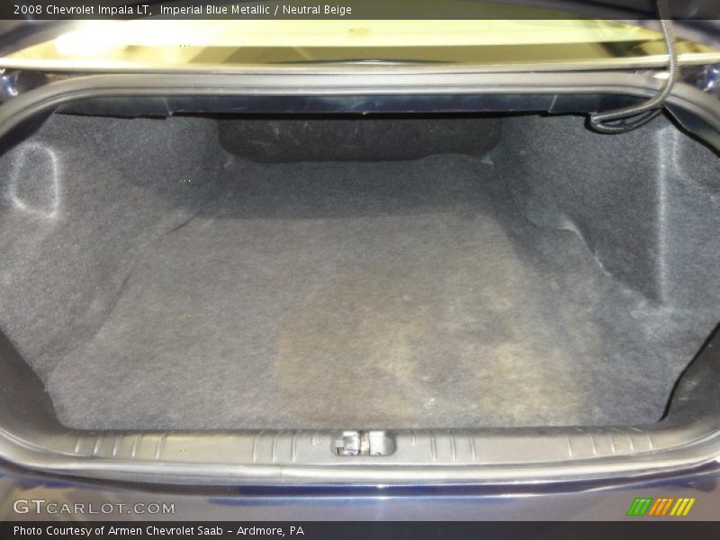 Imperial Blue Metallic / Neutral Beige 2008 Chevrolet Impala LT