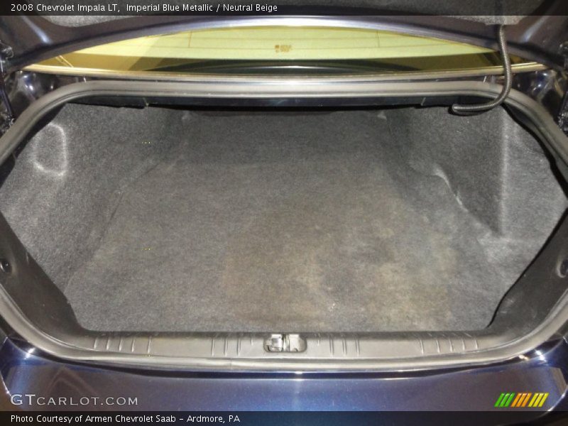 Imperial Blue Metallic / Neutral Beige 2008 Chevrolet Impala LT