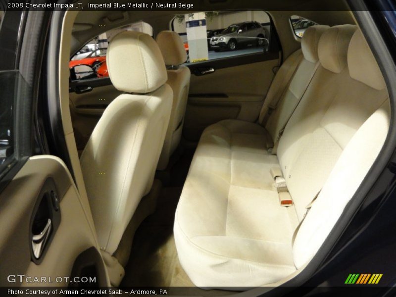 Imperial Blue Metallic / Neutral Beige 2008 Chevrolet Impala LT