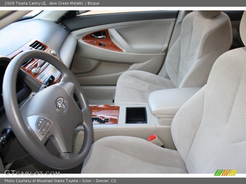 Aloe Green Metallic / Bisque 2009 Toyota Camry LE