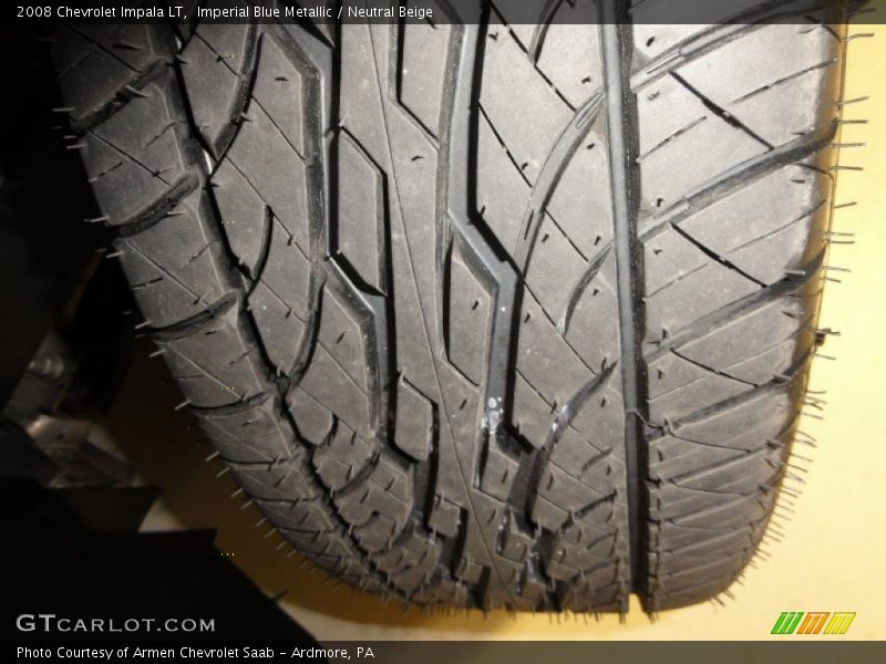 Imperial Blue Metallic / Neutral Beige 2008 Chevrolet Impala LT