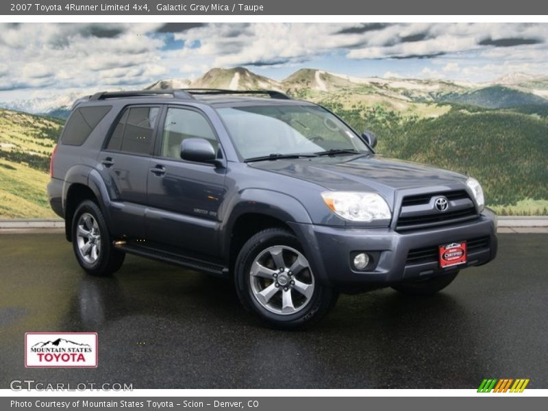 Galactic Gray Mica / Taupe 2007 Toyota 4Runner Limited 4x4