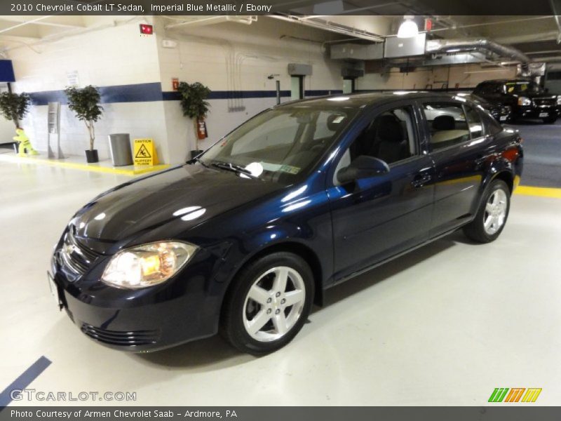 Imperial Blue Metallic / Ebony 2010 Chevrolet Cobalt LT Sedan