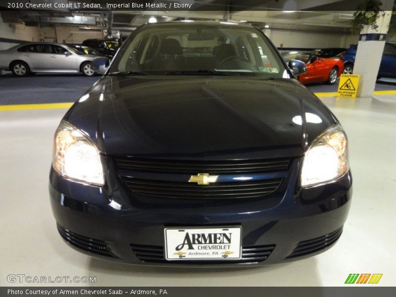 Imperial Blue Metallic / Ebony 2010 Chevrolet Cobalt LT Sedan