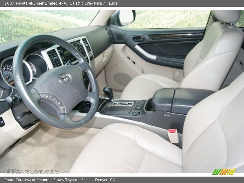 Galactic Gray Mica / Taupe 2007 Toyota 4Runner Limited 4x4