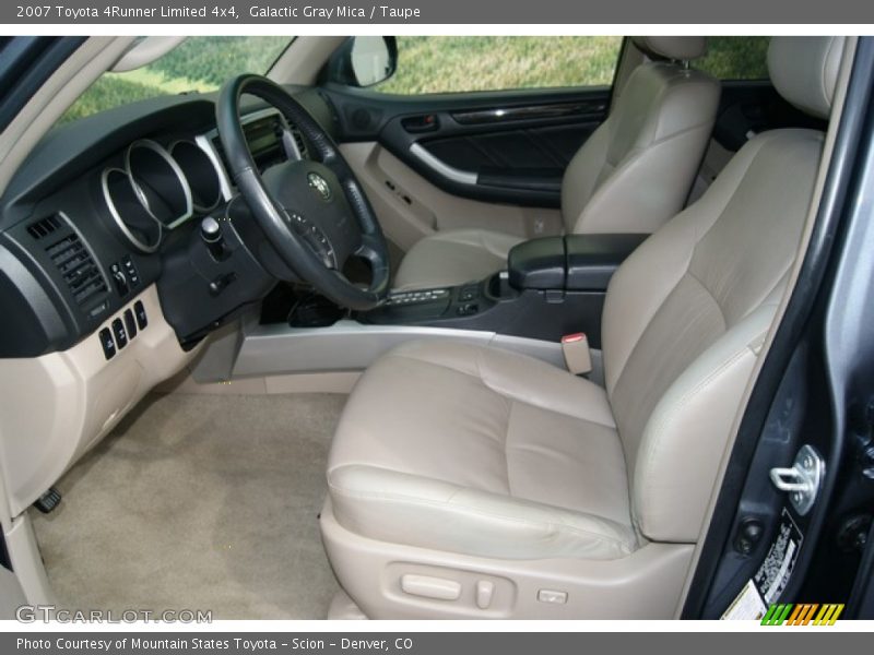 Galactic Gray Mica / Taupe 2007 Toyota 4Runner Limited 4x4