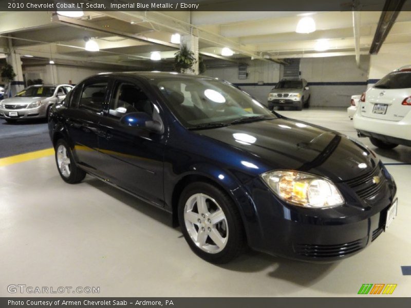 Imperial Blue Metallic / Ebony 2010 Chevrolet Cobalt LT Sedan