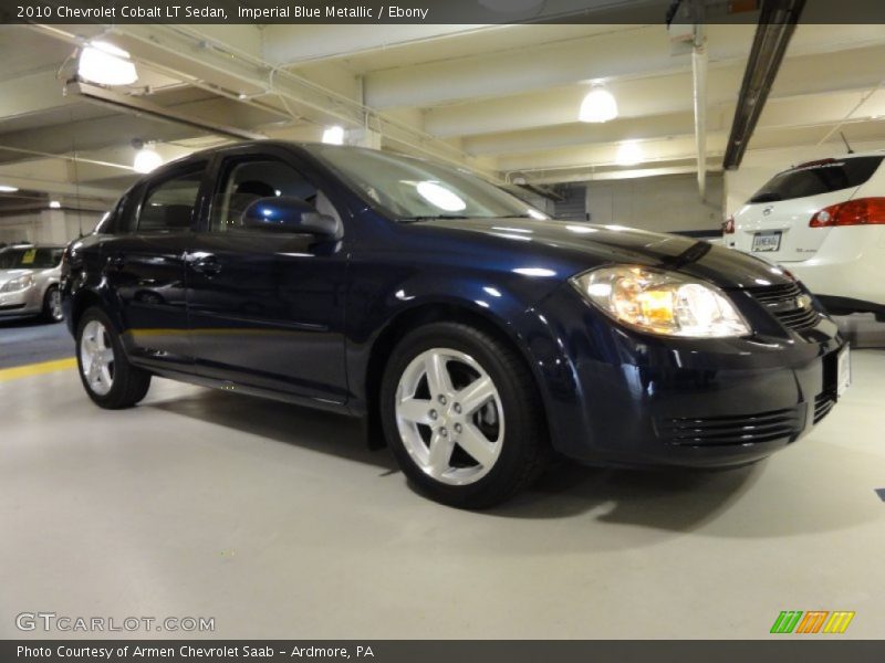Imperial Blue Metallic / Ebony 2010 Chevrolet Cobalt LT Sedan