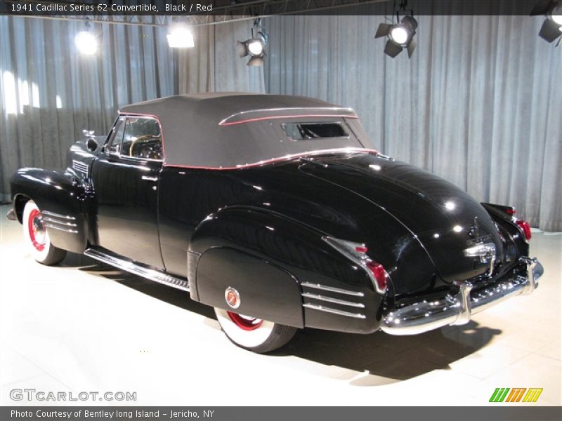 Black / Red 1941 Cadillac Series 62 Convertible