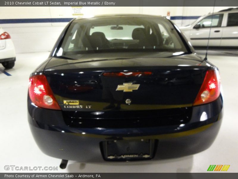 Imperial Blue Metallic / Ebony 2010 Chevrolet Cobalt LT Sedan
