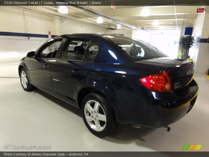 Imperial Blue Metallic / Ebony 2010 Chevrolet Cobalt LT Sedan