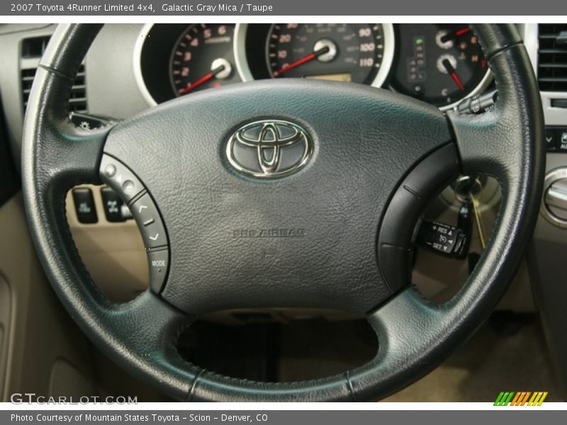 Galactic Gray Mica / Taupe 2007 Toyota 4Runner Limited 4x4