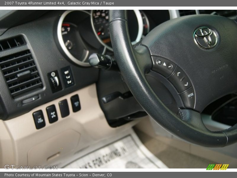 Galactic Gray Mica / Taupe 2007 Toyota 4Runner Limited 4x4