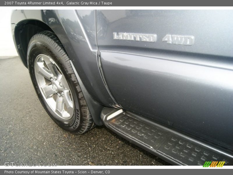 Galactic Gray Mica / Taupe 2007 Toyota 4Runner Limited 4x4