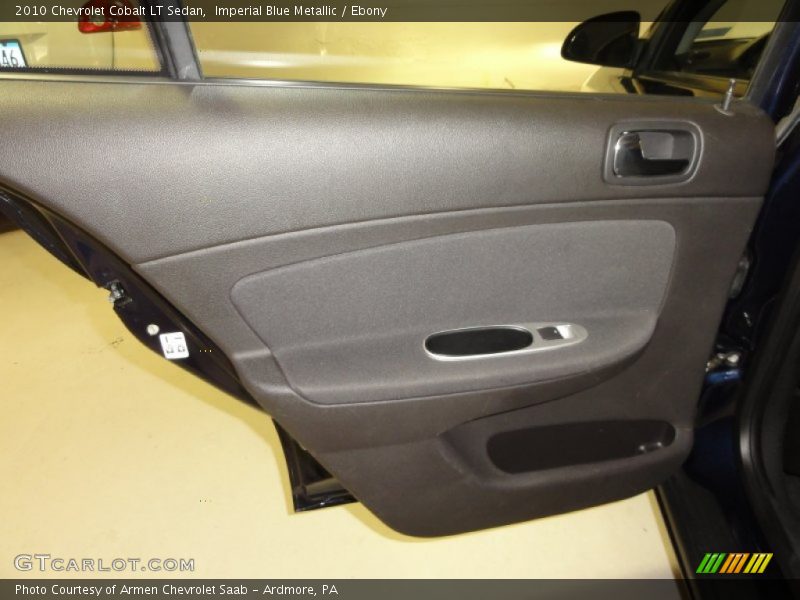Imperial Blue Metallic / Ebony 2010 Chevrolet Cobalt LT Sedan