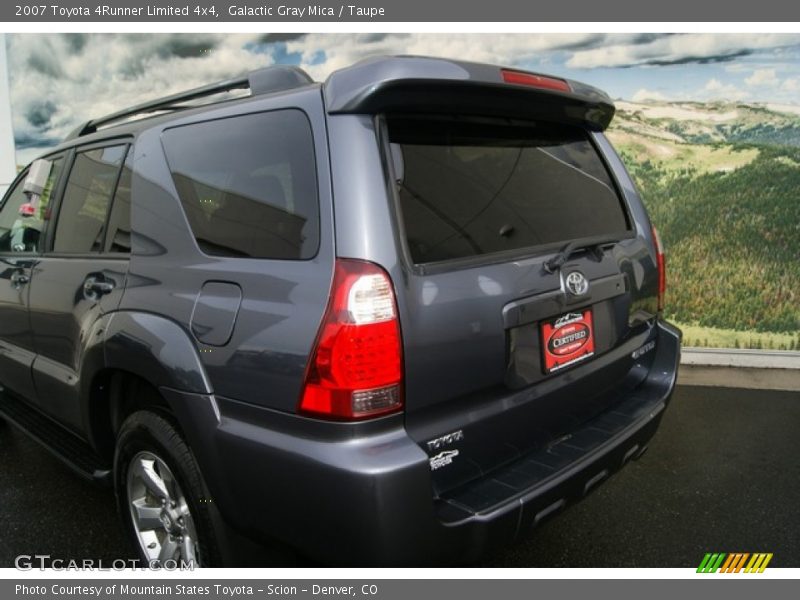 Galactic Gray Mica / Taupe 2007 Toyota 4Runner Limited 4x4