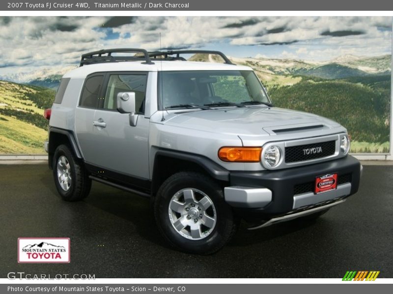Titanium Metallic / Dark Charcoal 2007 Toyota FJ Cruiser 4WD